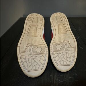 Adidas Red White low Break Start with Gum Sole Men’s 8.5/ Women’s 9.5